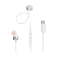 سماعات أذن JBL T310 WI-RED HI-RES - أبيض
