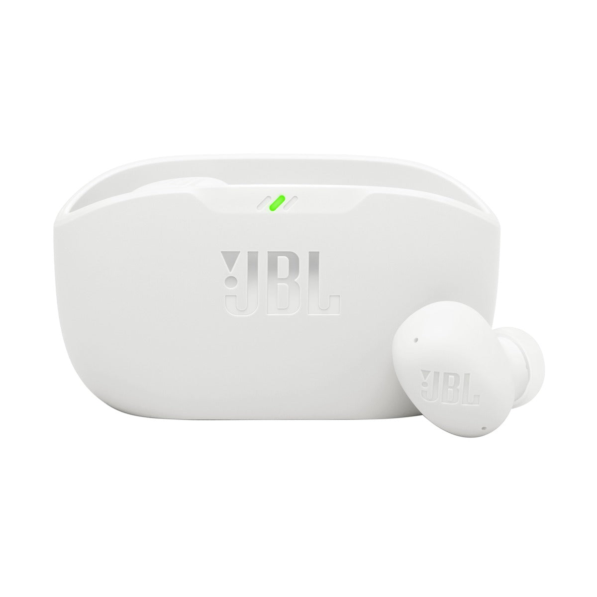 سماعات أذن JBL Wave Buds 2 بخاصية إلغاء الضجيج، لون أبيض - ميزة الصوت المحيطي الذكي وخاصية إلغاء الضجيج النشط (ANC)