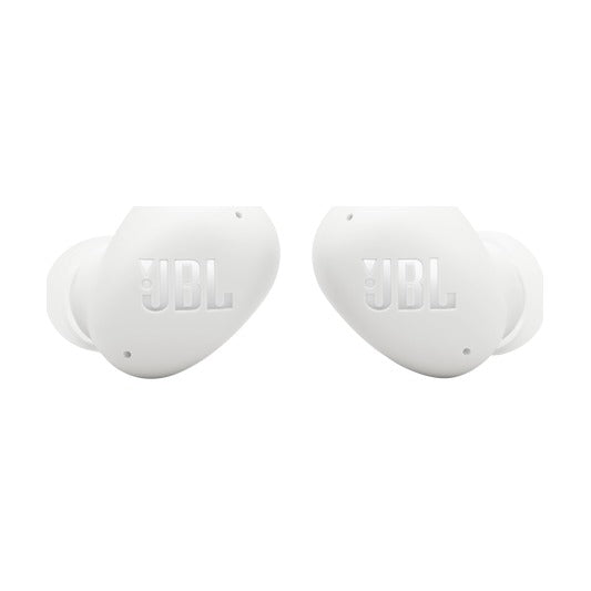 سماعات أذن JBL Wave Buds 2 بخاصية إلغاء الضجيج، لون أبيض - ميزة الصوت المحيطي الذكي وخاصية إلغاء الضجيج النشط (ANC)