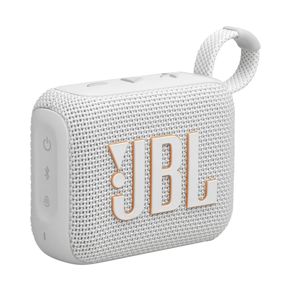 JBL GO 4 PORTABLE - BLUETOOTH SPEAKER - WHITE