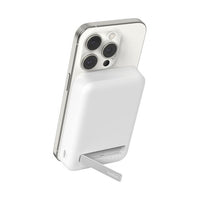 BELKIN BOOSTCHARGE QI2 MAGNETIC 15W WIRELESS POWER BANK 10K + STAND، لهواتف آيفون 16/15/14/13/12
