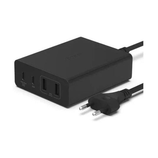 Belkin 108W 4-Ports USB GaN Desktop Charger (Dual C and Dual A) and 2M Cord, Black