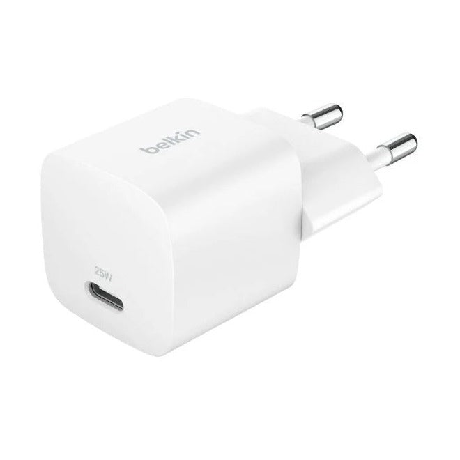 BELKIN 25W USBC PD WALL CHARGER WITH PPS, WHT