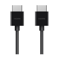 كابل BELKIN 8K فائق السرعة HDMI 2.1، يوفر دقة 8K بتردد 60 هرتز أو 4K بتردد 120 هرتز، يدعم تقنيتي Dolby Vision و HDR 10، مثالي لجهاز سوني بلايستيشن 5 (PS5) ومايكروسوفت إكس بوكس سيريس إكس، كابل بطول 2 متر