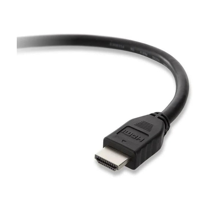 كابل صوت وفيديو BELKIN HDMI قياسي متوافق مع 4K/ULTRA HD، وFULL HD (1080P)، مثالي لتلفزيون HDTV، وأجهزة ألعاب الفيديو، ومشغل الأقراص المضغوطة/أقراص الفيديو الرقمية، ومشغل أقراص Blu-ray، بطول 3 أمتار