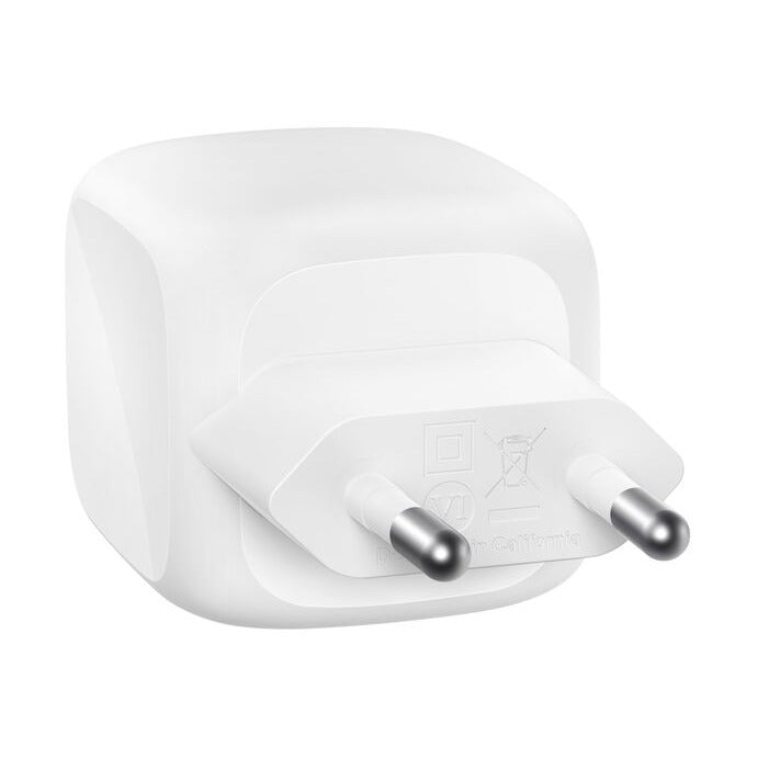 Belkin 50W Dual USB-C PD Wall Charger with PPS - White