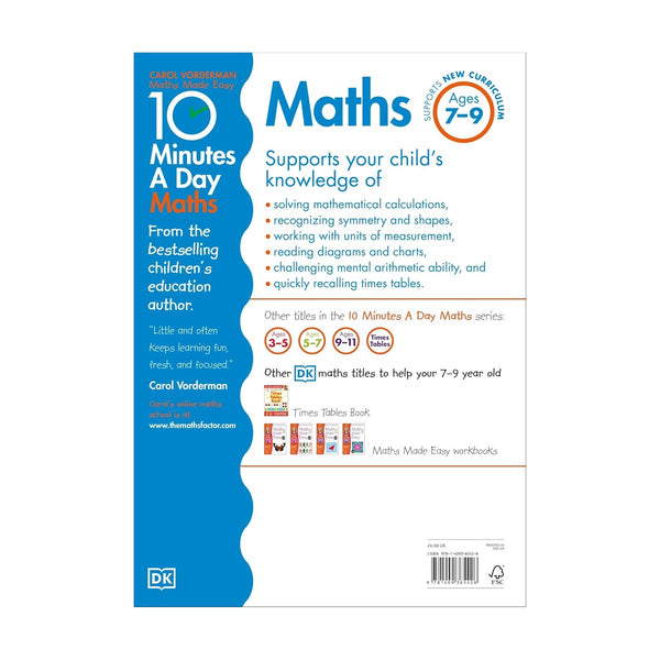 10 Minutes A Day Maths: Ages 7-9 Key Stage 2 Carol Vorderman