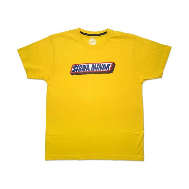 Korts - T-Shirt Sibna Minak سيبنا منك أصفر (XXL)