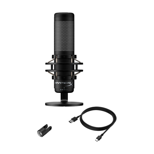 Hyperx Quadcast 2 Wired Multi-Pattern Usb Electret Condenser Microphone - Black