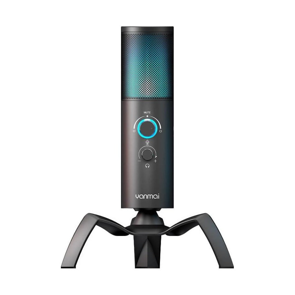Yanmai Q18 USB Studio Microphone - RGB Cardioid Streaming Mic