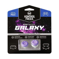 KontrolFreek FPS Freek Galaxy لجهاز بلاي ستيشن 4 وبلاي ستيشن 5 - أغطية عصا التحكم عالية الأداء - أرجواني