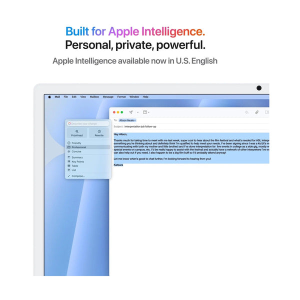 24-inch iMac with Retina 4.5K display: Apple M4 chip with 8‑core CPU and 8‑core GPU, 16GB, 256GB SSD - Blue