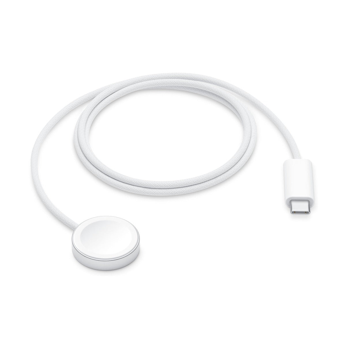 كابل شحن سريع مغناطيسي لساعة أبل بمنفذ USB-C بطول 1 متر - قرص الشحن