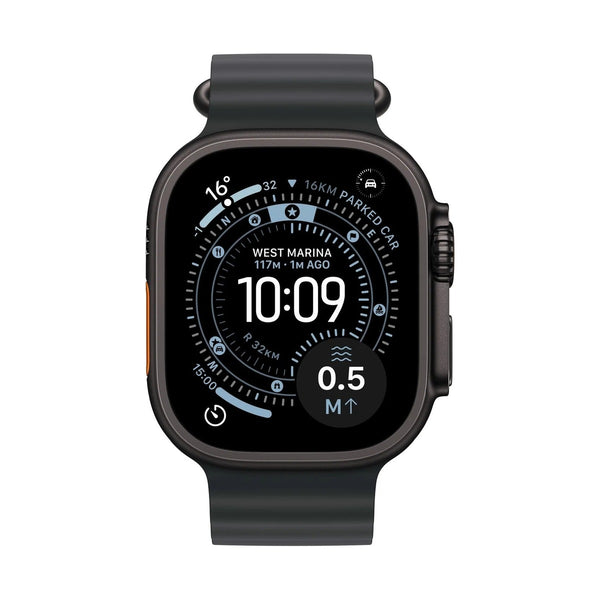 Apple Watch Ultra 3 GPS + Cellular 49mm Black Titanium Case with Black Ocean Band