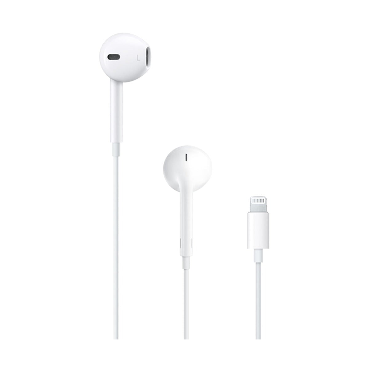 سماعات Apple EarPods بموصل Lightning - سماعات أذن سلكية مع جهاز تحكم عن بعد