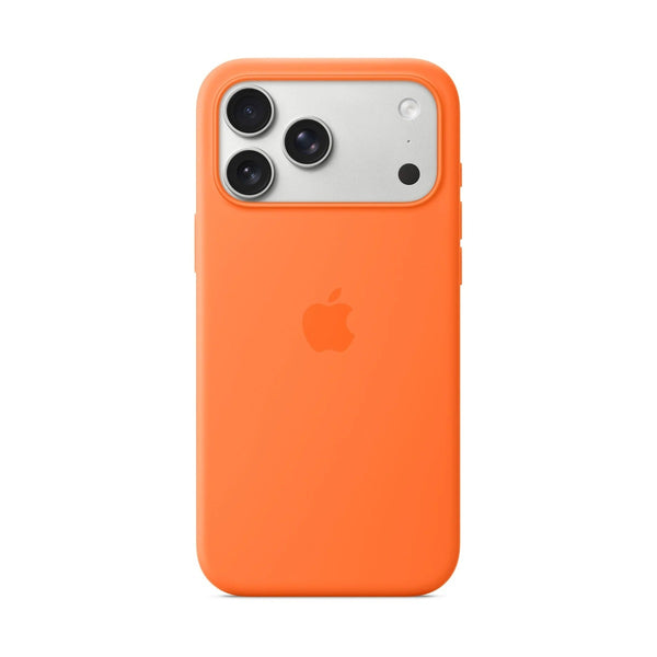 iPhone 17 Pro Max Silicone Case with MagSafe – Orange