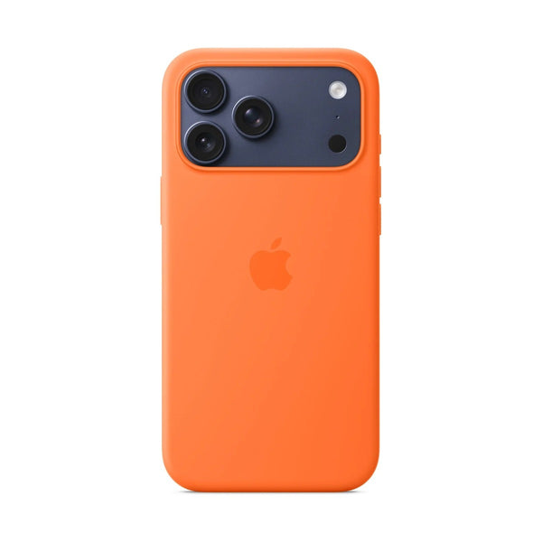 iPhone 17 Pro Max Silicone Case with MagSafe – Orange