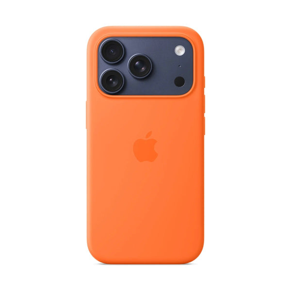 iPhone 17 Pro Silicone Case with MagSafe – Orange