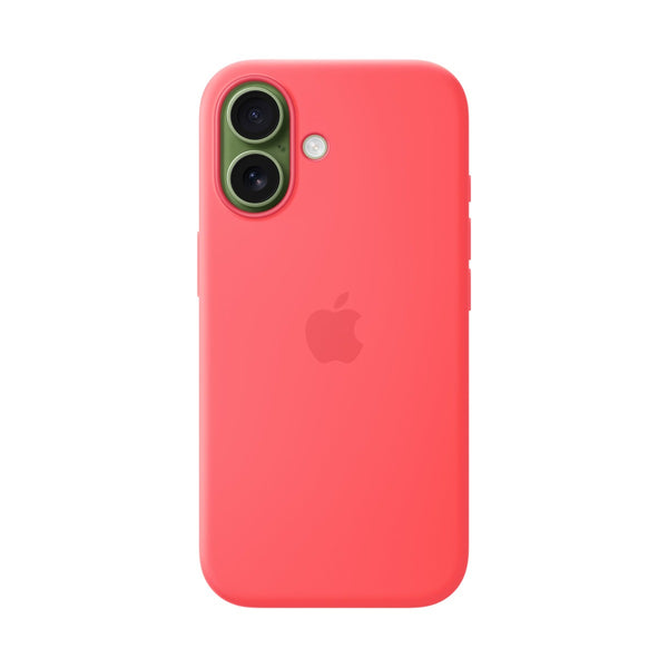 iPhone 17 Silicone Case with MagSafe – Bright Guava