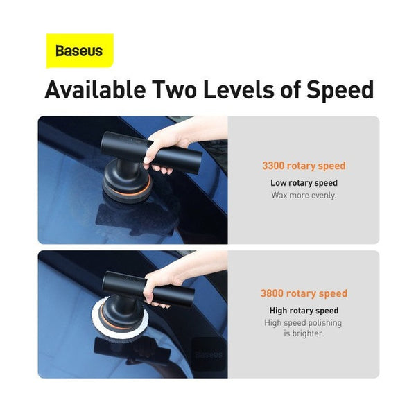 Baseus - Baseus New Power Cordless Electric Polisher Black