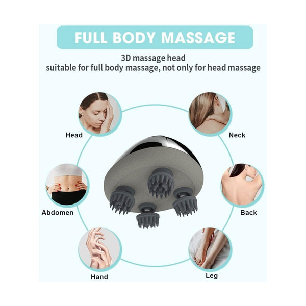 Ares - Iscalp-3 Head And Body Portable Waterproof Massager