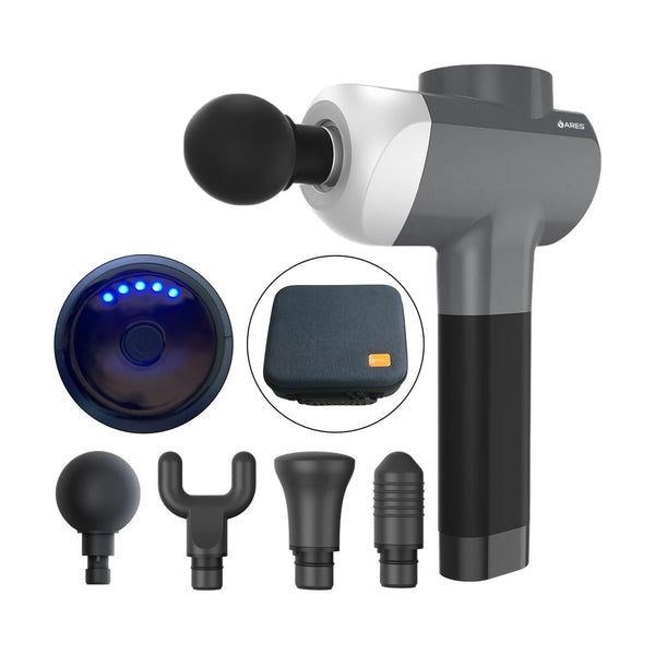 Ares - Ufitness-2 Gun Massager - Gray