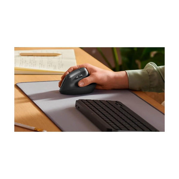 Logitech Lift Vertical Ergonomic Mouse Wireless, Bluetooth - Black -NEW ARRIVAL