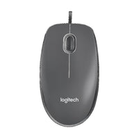 Logitech M90 Wired USB Mouse- Grey