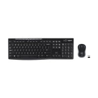 Logitech MK270 Wireless Keyboard and Mouse Combo (Black) - NEW