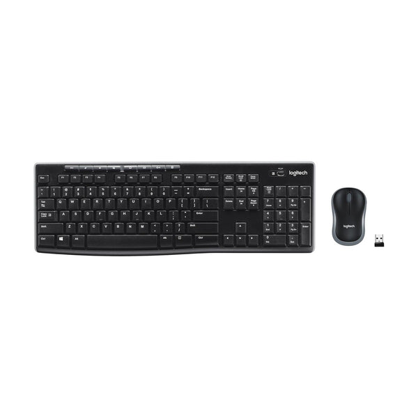 Logitech MK270 Wireless Keyboard and Mouse Combo (Black) - NEW