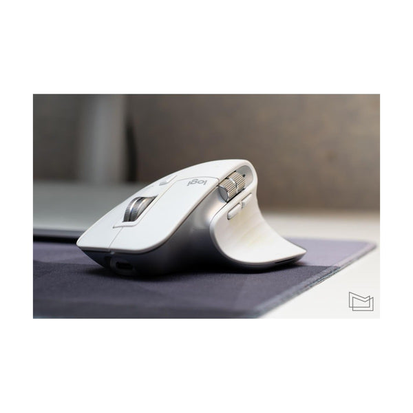 Logitech MX Master 3S Wireless For Mac Performance Mouse w/ Ultra-fast Scrolling Ergo 8K DPI Track USB-C-Pale Grey - New Arrival