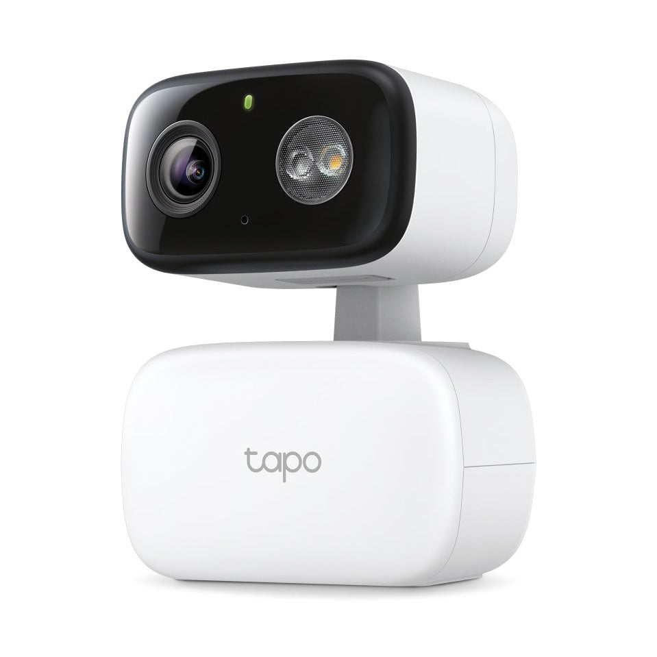 Tapo - كاميرا مراقبة بانورامية ومتحركة داخلية/خارجية تعمل بالـ Wi-Fi طراز Tapo C206