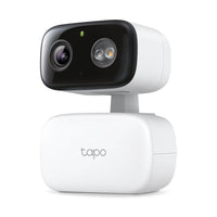 Tapo - كاميرا مراقبة بانورامية ومتحركة داخلية/خارجية تعمل بالـ Wi-Fi طراز Tapo C206