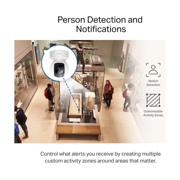Tapo - Tapo C212/Pan/Tilt Home Security Wi-Fi Camera