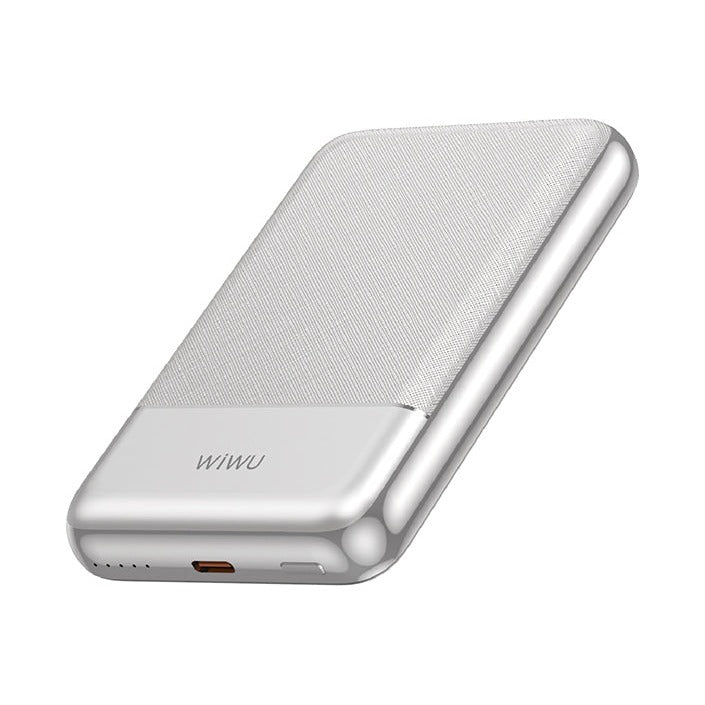 Wiwu - Pd20W Silver Seraph Alloy Unibody Power Bank Wi-P089 10000Mah