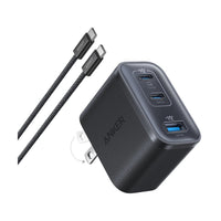 Anker Nano Charger (70W, 3 Ports) Black
