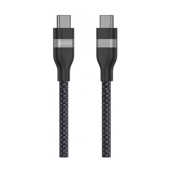 Anker New Nylon USB-C to USB-C 2.0 Cable 6ft Black