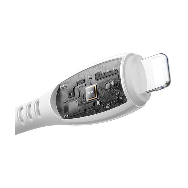 Joyroom S-A59 Vibrant Series charging and data cable, USB/Lightning, 3A, 480Mbps, 1.2m - White