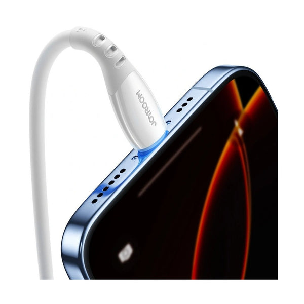 Joyroom S-A59 Vibrant Series charging and data cable, USB/Lightning, 3A, 480Mbps, 1.2m - White