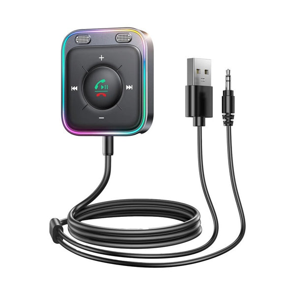 JOYROOM JR-CB3 2-in-1 Wireless Transmitter/Receiver Bluetooth Car Adapter - Black