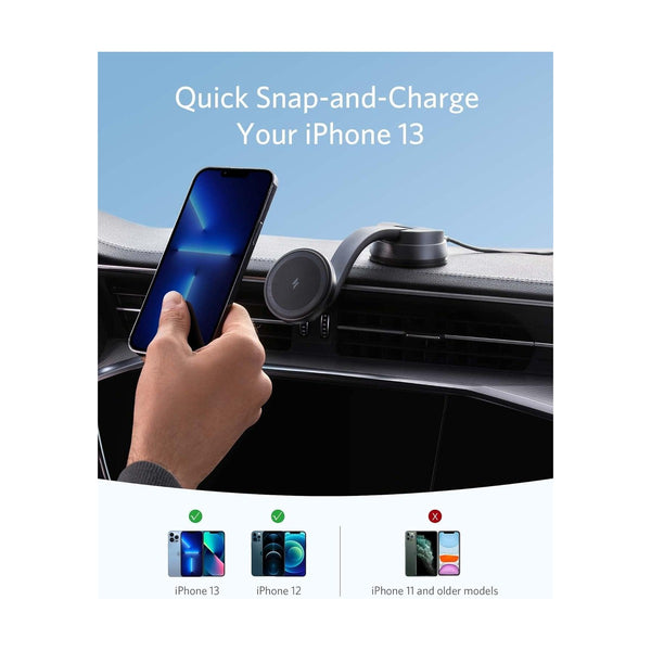 Anker - Car Alloy Bracket Black