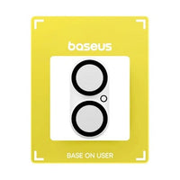 Baseus Crystal Series Hd Full-Frame Lens Protector For Ip 16/16 Plus, Clear (Pack Of 2 With 2 Cleaning Kits)
