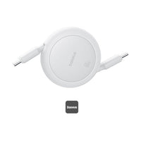 Baseus Free2Pull Mini Charging Cable Usb-C To Usb- C 60W 1M Moon White