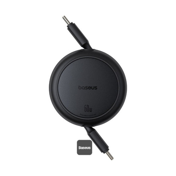 Baseus Free2Pull Mini Charging Cable Usb-C To Usb-C 60W 1M Cluster Black