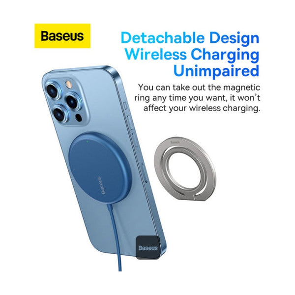 Baseus Halo Series Foldable Metal Ring Stand(Single-Ring)Silver