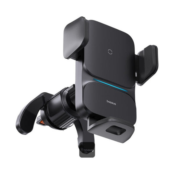 Baseus Wisdom Auto Alignment Car Mount Wireless Charger(Qi 15W)(Air Outlet Base) Black