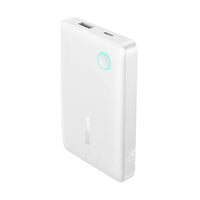 Baseus - Os-Baseus Enerfill Fp11 Power Bank 10000Mah 15W Moon White (Includes Simple Type-C To Type-C Cable 20V/3A 30Cm White)