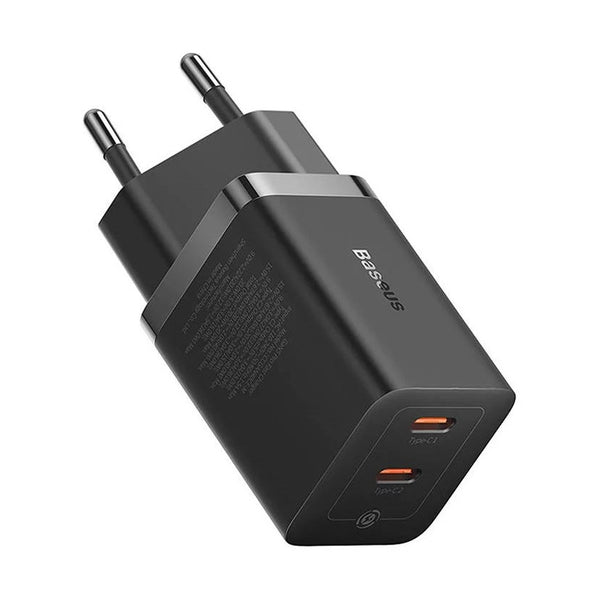 Baseus - Os-Baseus Gan5 Pro Fast Charger C+C 40W Eu Black
