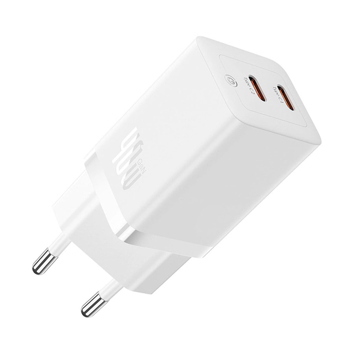 Baseus - Os-Baseus Gan5 Pro Fast Charger C+C 40W Eu White