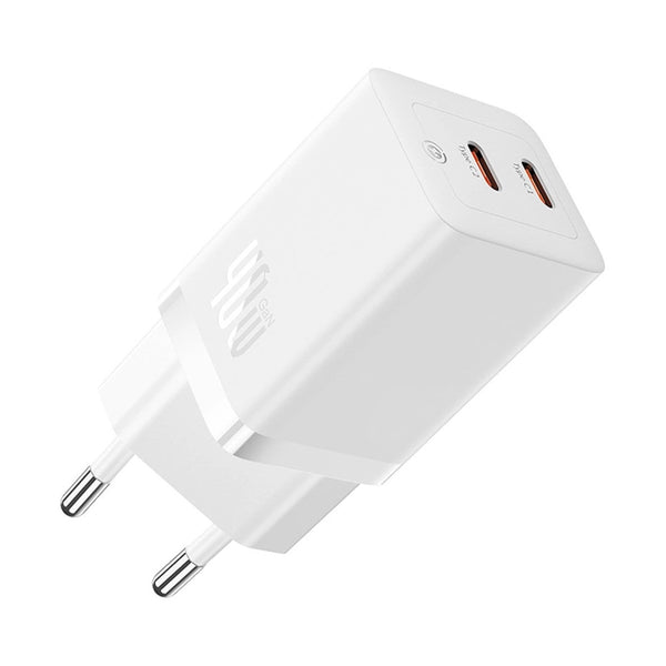 Baseus - Os-Baseus Gan5 Pro Fast Charger C+C 40W Eu White
